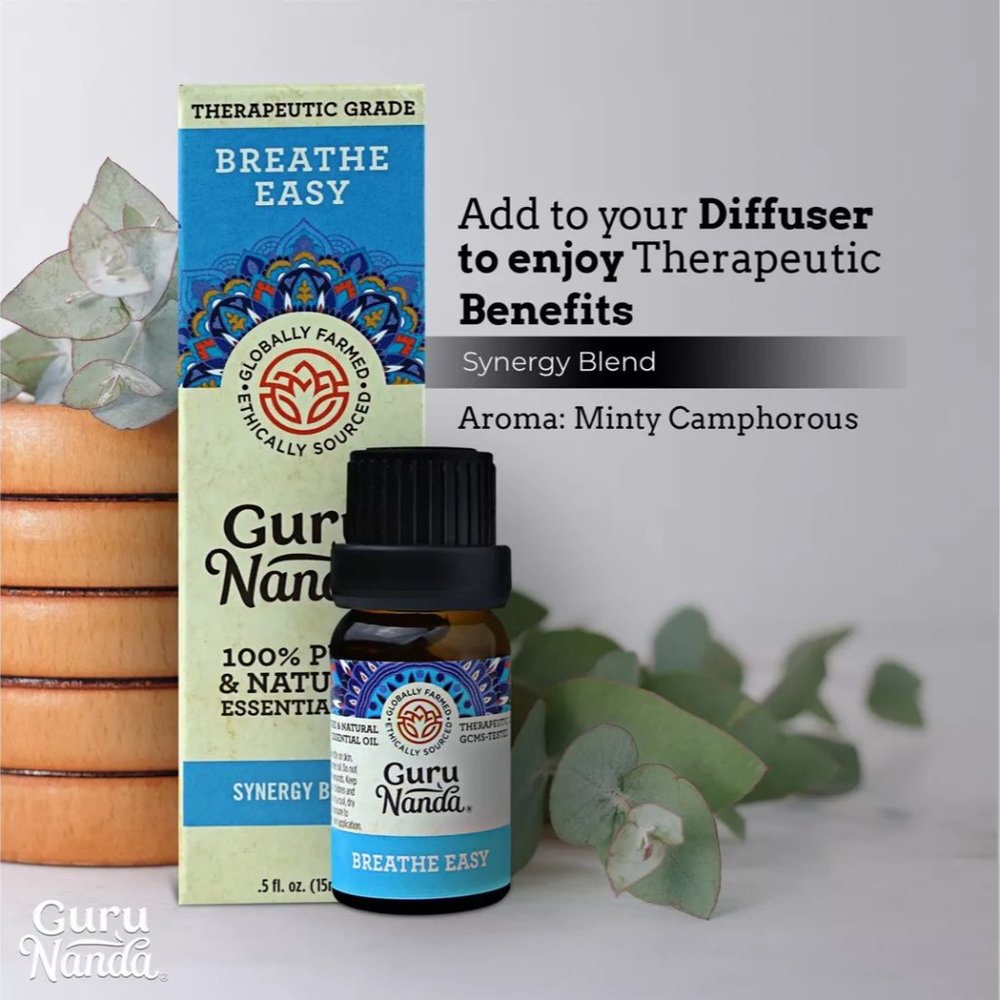 Guru Nanda - Breathe Easy Essential Oil Blend - Picture 8 of 11